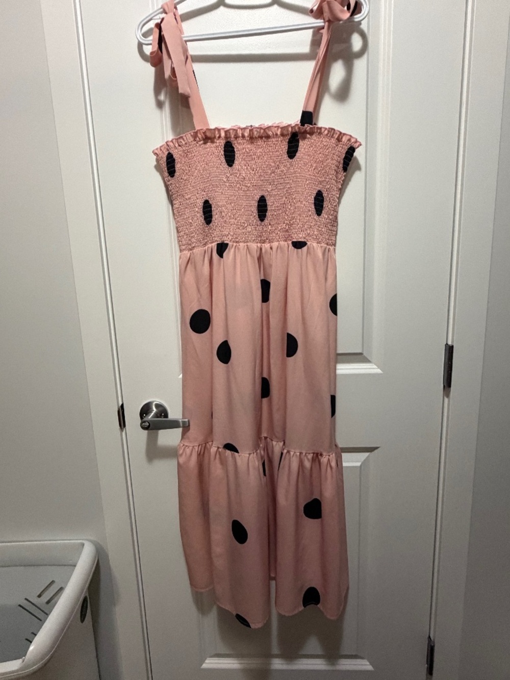 Pink Polka Dot Dress